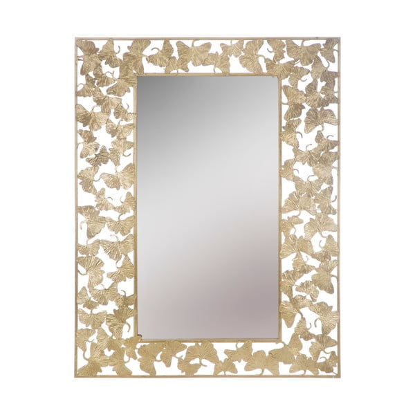 Oglindă de perete Mauro Ferretti Foglioline Glam, 85 x 110 cm, auriu
