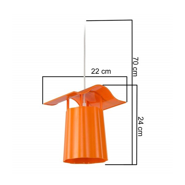 Lustră pentru grădină Homemania Decor Luciana, portocaliu-image-1