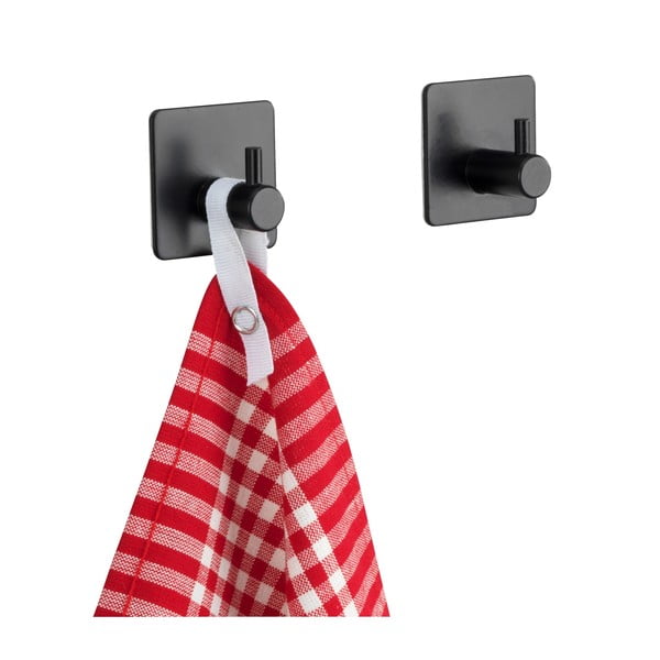 Cârlige 2 buc. autoadezive din oțel inoxidabil Ureo – Wenko-image-2