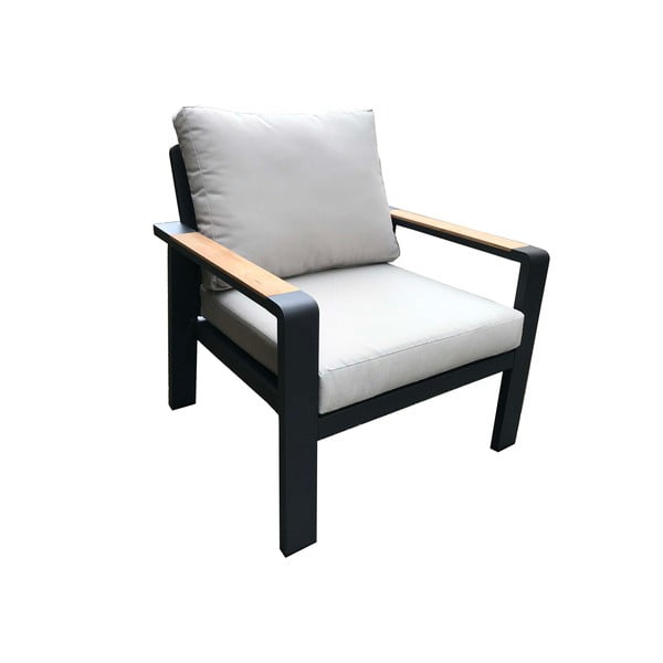 Set mobilier de grădină gri din aluminiu pentru 5 persoane Rotterdam – Rojaplast-image-3