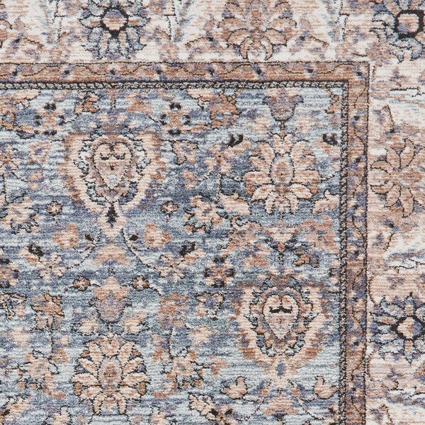 Covor tip traversă albastru/crem 80x300 cm Vintage – Think Rugs-image-3