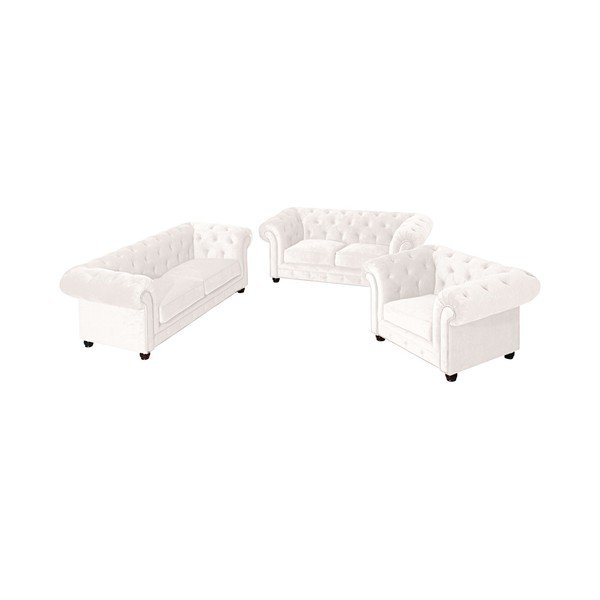 Canapea Max Winzer Orleans Velvet Light, 216 cm, crem-image-3