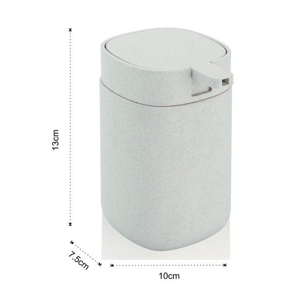 Dozator de săpun lichid bej din plastic 200 ml Cris - Tomasucci-image-2