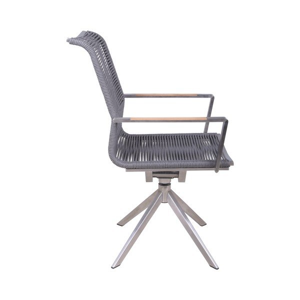 Scaun de grădină gri din metal Rubiera – Garden Pleasure-image-2