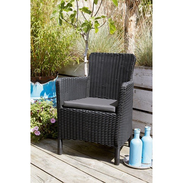 Fotoliu de grădină gri antracit din plastic Trenton – Keter-image-1