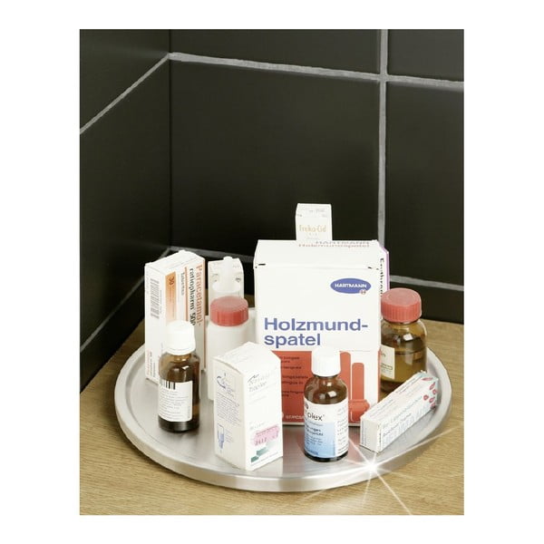 Platou rotativ din oțel din oțel inoxidabil Wenko Turn Uno, ø 26,5 cm-image-2