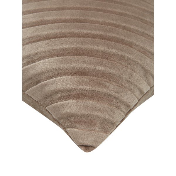Față de pernă decorativă din catifea Westwing Collection Lucie, 30 x 50 cm, bej-image-4