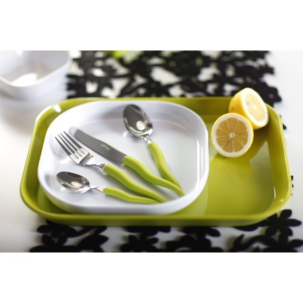 Set de tacâmuri Tullio 24 de piese, verde -image-3