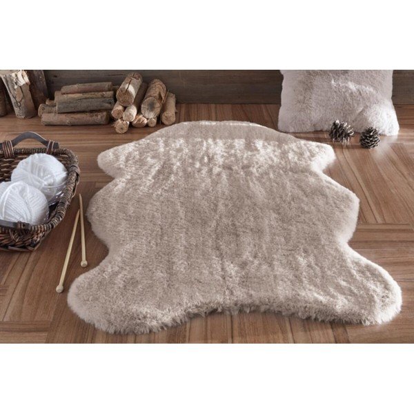 Blană maro deschis sintetică 80x150 cm Pelush Mink – Mila Home-image-1