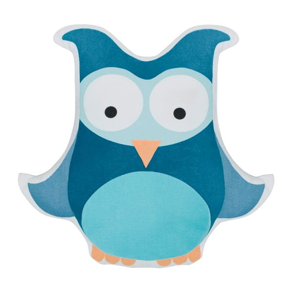 Pernă pentru copii Sebra Owl Large, albastru