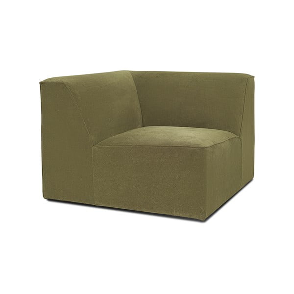 Modul pentru canapea verde   din catifea reiată Sting - Scandic-image-2