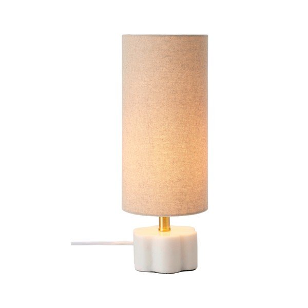 Veioză albă/bej din in (înălțime 33 cm) Joline – Ellos Home-image-3