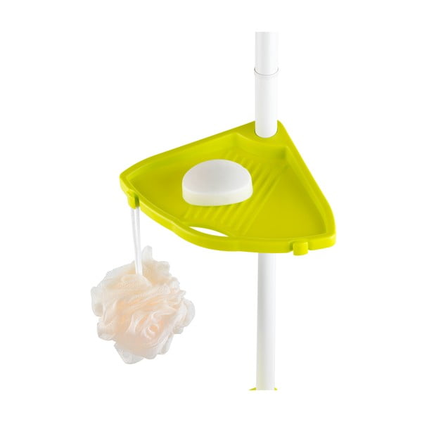 Raft telescopic pentru duș Wenko Compact, auriu-image-2