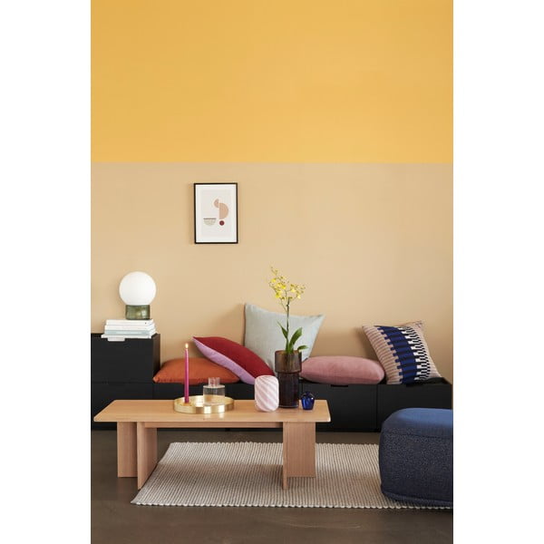 Măsuță de cafea din lemn de stejar Hübsch Split, 120 x 50 cm, natural-image-1