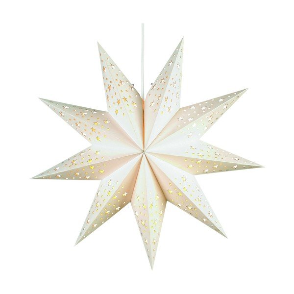 Decorațiune luminoasă albă ø 45 cm  cu model de Crăciun Solvalla – Markslöjd