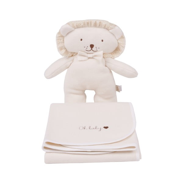 Pătură pentru copii crem din bumbac organic 75x90 cm Organic – Malomi Kids-image-2