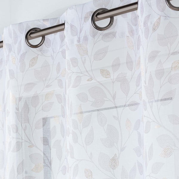 Perdea albă din voal 140x280 cm Duchesse – douceur d'intérieur-image-2