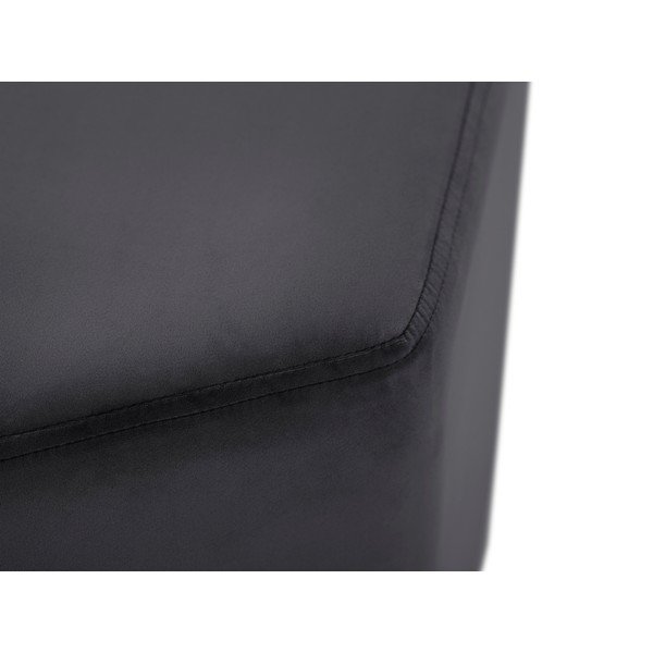 Puf Milo Casa Marina, ⌀ 60 cm, gri închis-image-3