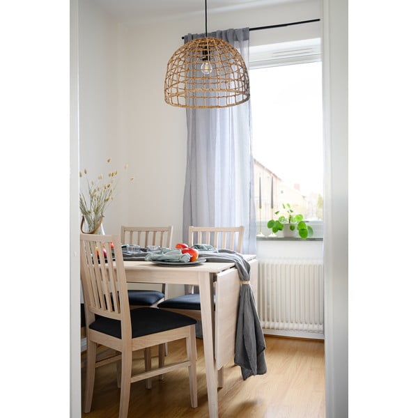 Masă de dining pliabilă din stejar lăcuit mat Rowico Mimi, 120 x 80 cm-image-3