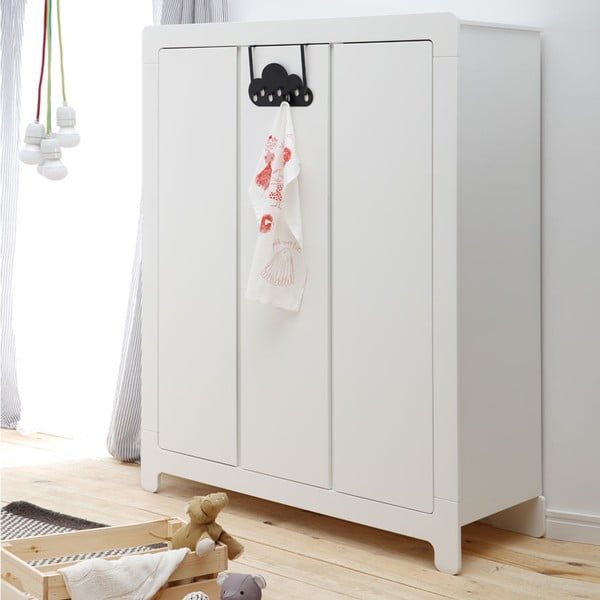 Șifonier Pinio Moon, 185 x 142 cm, alb-image-2