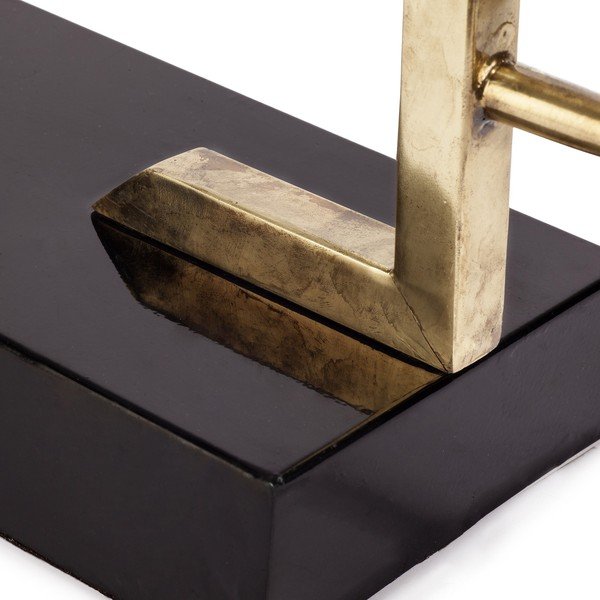 Veioză negru-ucios cu abajur din metal (înălțime 56 cm) Antique – HF Living-image-2