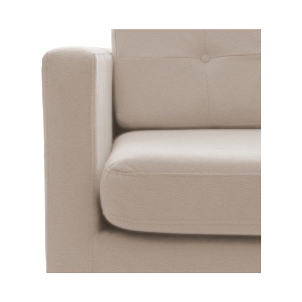 Canapea pe colț Vivonita Johan, pe partea stângă, bej-image-3