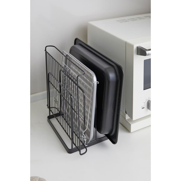 Organizator din metal Yamazaki Tower, negru-image-4