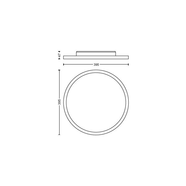 Plafonieră smart LED 24,5 W Aurelle – Philips Hue-image-2