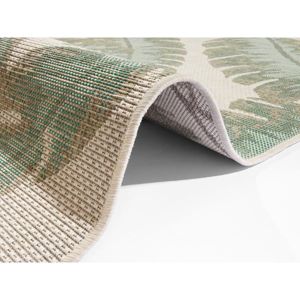 Covor exterior Ragami Leaf, 180x280 cm, verde - bej-image-1