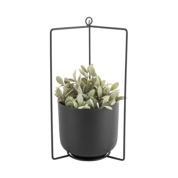 Ghiveci suspendat din metal PT LIVING Spatial, înălțime  36 cm, negru-image-2
