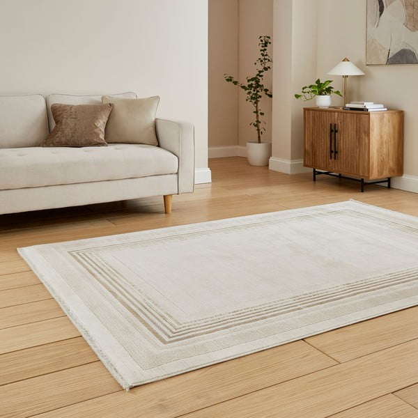Covor bej-crem 80x150 cm Mirage Cream – Think Rugs-image-2