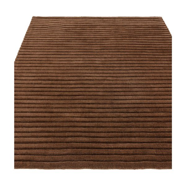Covor maro închis țesut manual din lână 160x230 cm – Asiatic Carpets-image-1