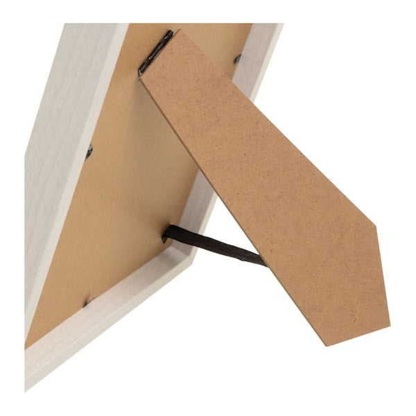 Ramă foto albă cu picior de susținere, de agățat 22,5x28 cm Sencillo – Casa Selección-image-2