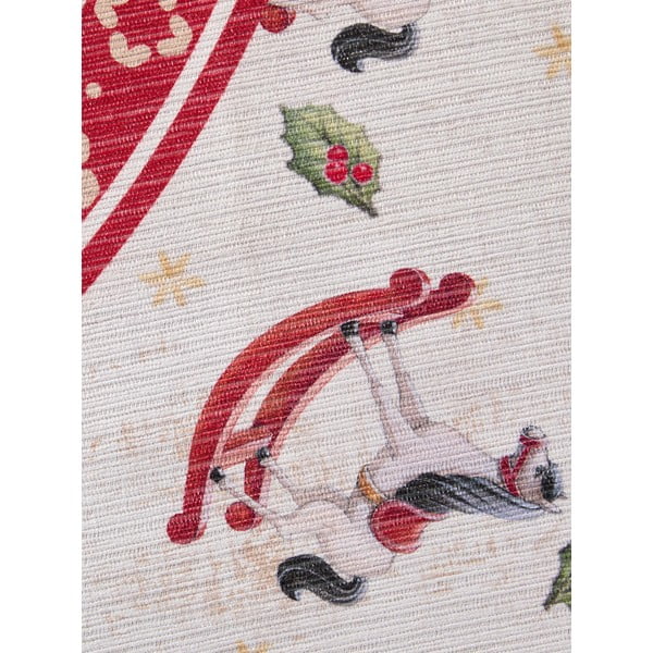 Covor roșu rotund ø 160 cm  cu model de Crăciun Toy's Delight Rocking Horse – Villeroy&Boch-image-4