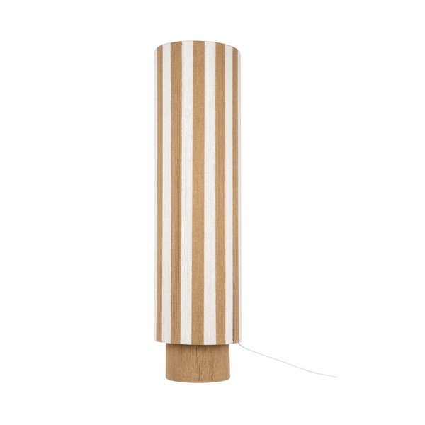 Lampadar alb/în culoare naturală cu tapițerie din frânghie (înălțime 106 cm) Vienna Stripes – Leitmotiv