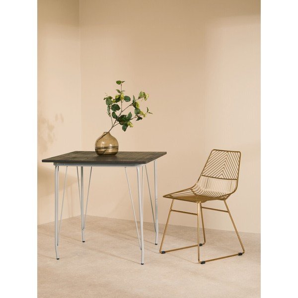 Masă de dining din lemn de ulm ø 80 cm District – Premier Housewares-image-1