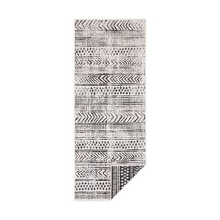 Covor adecvat pentru exterior NORTHRUGS Biri, 80 x 250 cm, negru-crem