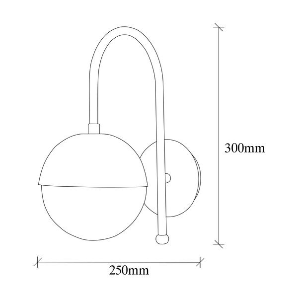 Aplică de perete în culoarea bronz Karsor – Opviq lights-image-4