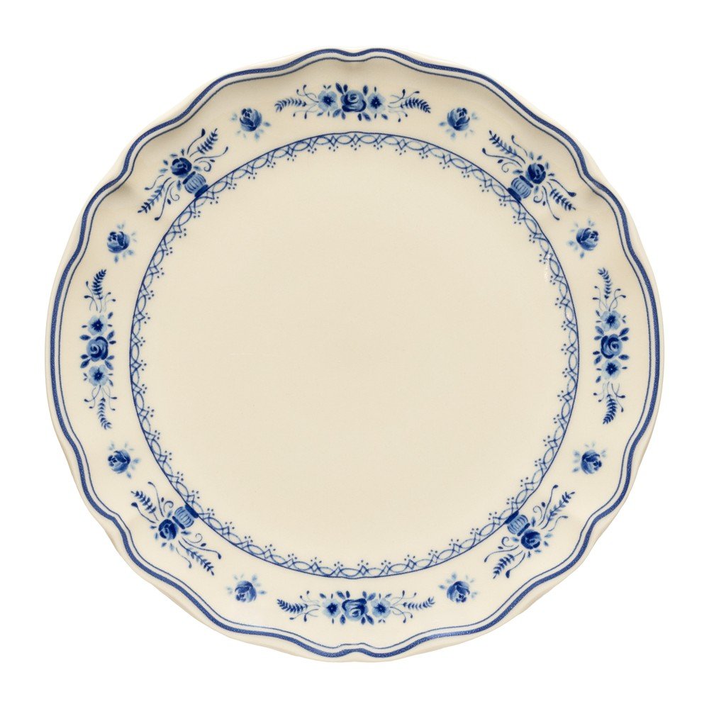 Farfurie albastră/bej din gresie ø 27 cm Vila – Costa Nova