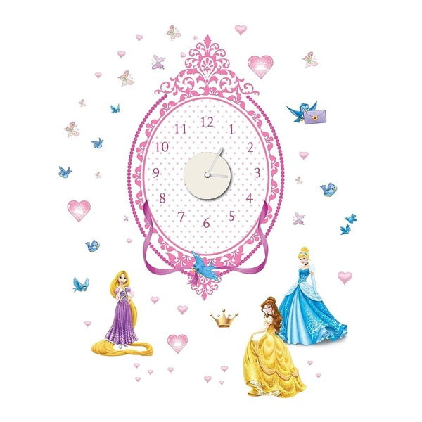 Autocolant Princess Clock