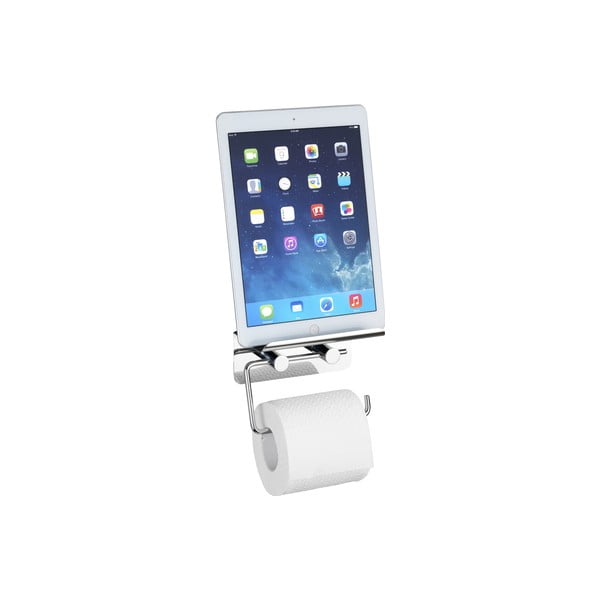 Suport pentru hârtie igienică cu suprafață pentru telefon Wenko-image-1