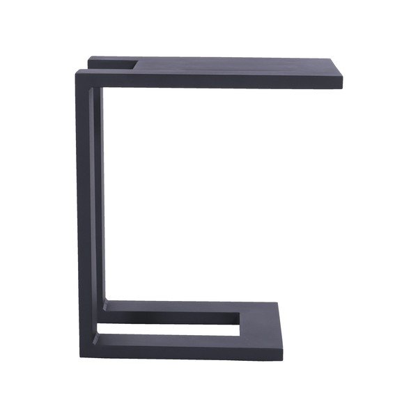 Măsuță auxiliară laterală pentru șezlong de grădină Hartman Tim, negru-image-2