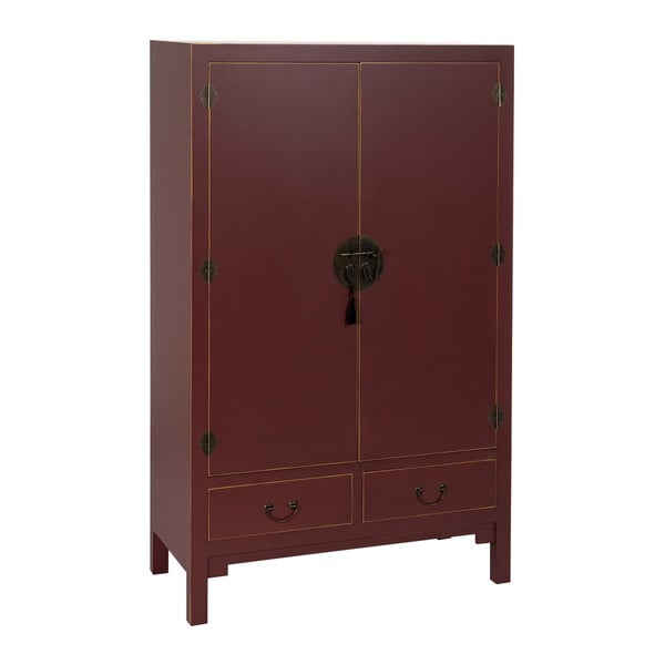 Șifonier burgundy 100x160 cm Oriente – Ixia