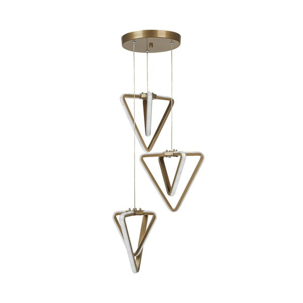 Lustră bronz LED din metal ø 20 cm Baris – Squid Lighting