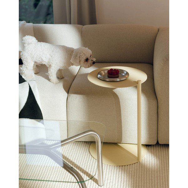 Măsuță auxiliară rotundă din oțel 41x40 cm Ande – noo.ma-image-3