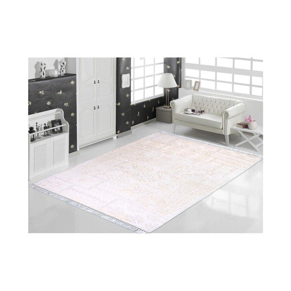 Covor rezistent Vitaus Creamy, 100 x 200 cm