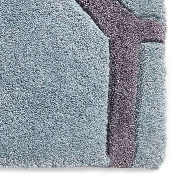 Covor Think Rugs Tile, 120 x 170 cm, albastru-gri-image-4