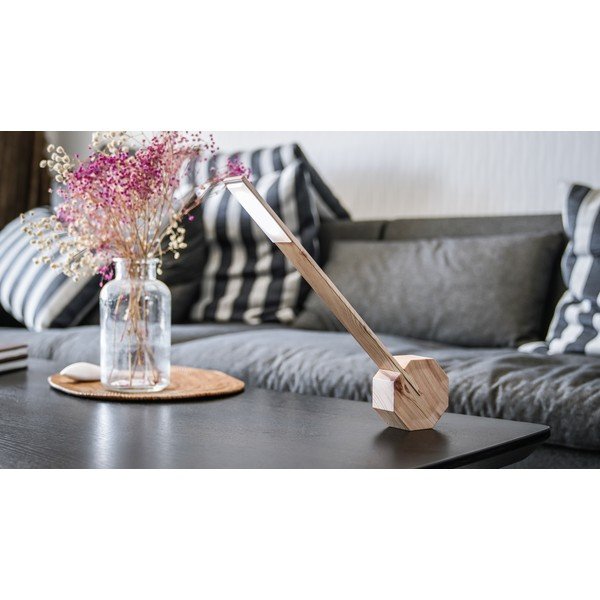 Veioză maro deschis LED (înălțime 38 cm) Octagon One – Gingko-image-1