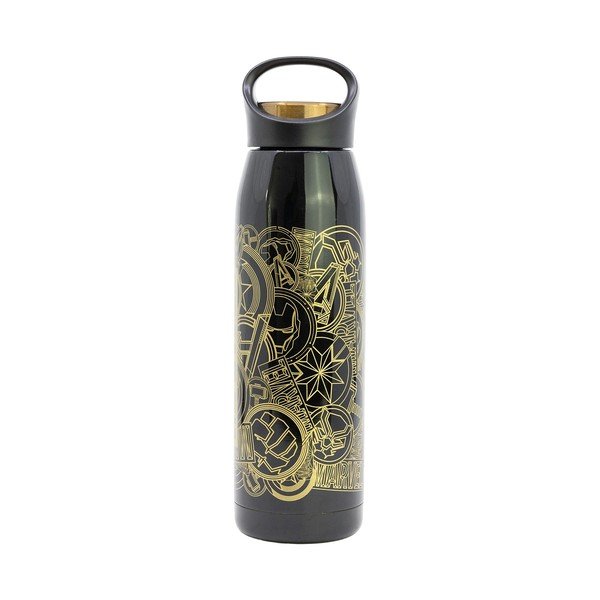 Termos pentru copii negru din oțel inoxidabil 665 ml Marvel – STOR-image-1