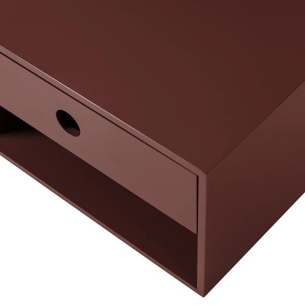Noptieră burgundy din MDF Nancy – WOOOD-image-3